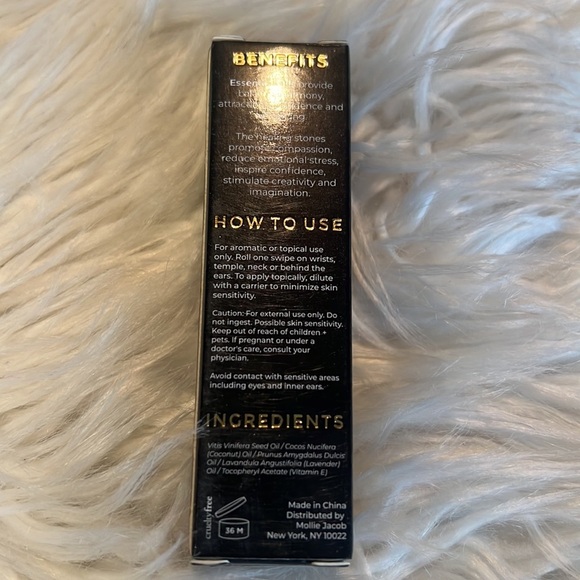 Mollie Jacob rose quartz new in box - Picture 2 of 3